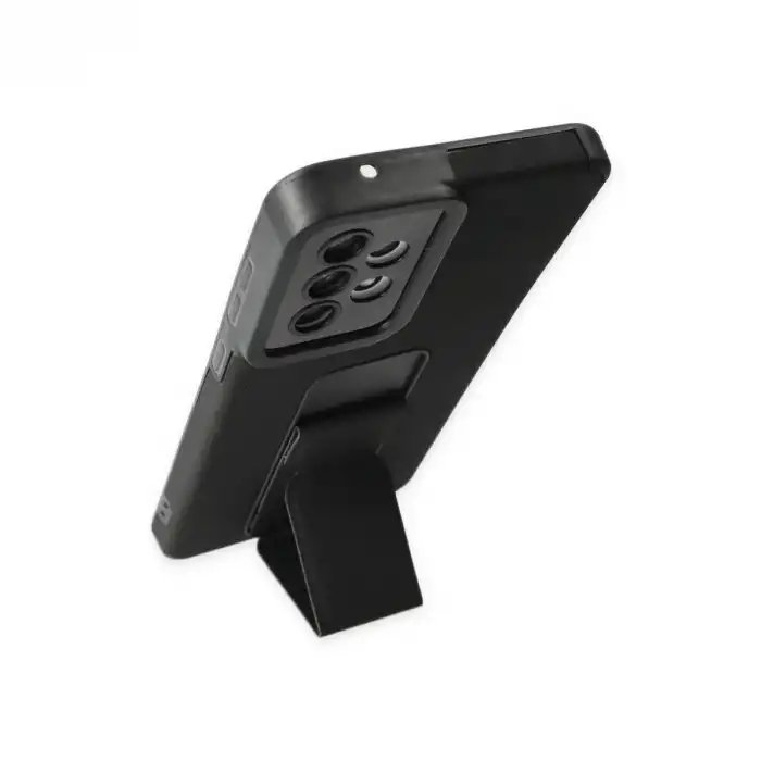 Samsung Galaxy A33 5g Kılıf Mega Standlı Silikon - Siyah