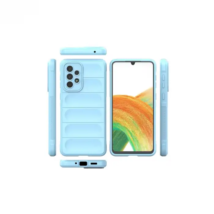 Samsung Galaxy A33 5g Kılıf Optimum Silikon - Sky Blue