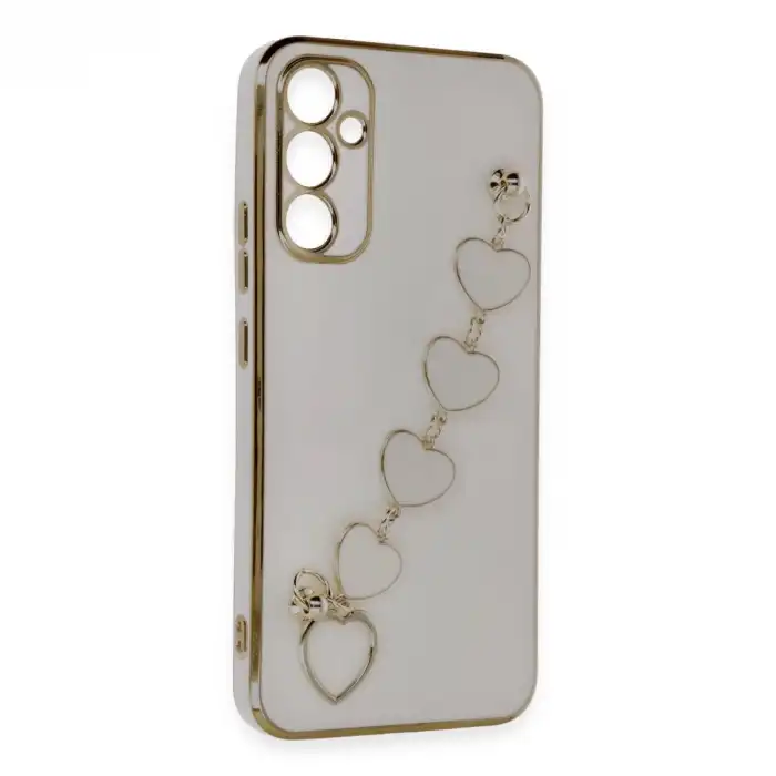 Samsung Galaxy A34 5g Kılıf Esila Silikon - Pudra