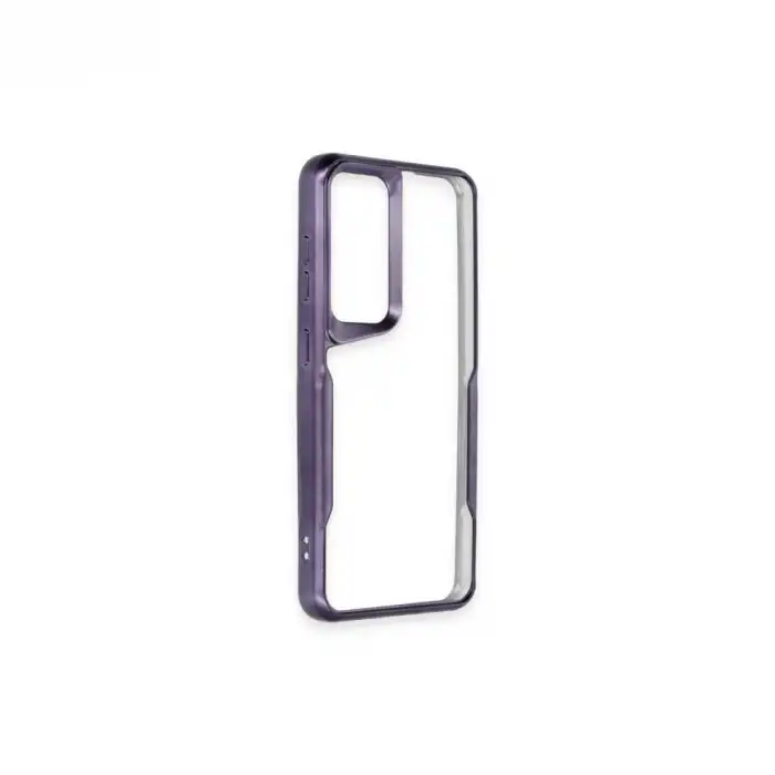 Samsung Galaxy A35 5g Kılıf Boyi Silikon Kapak - Derin Mor