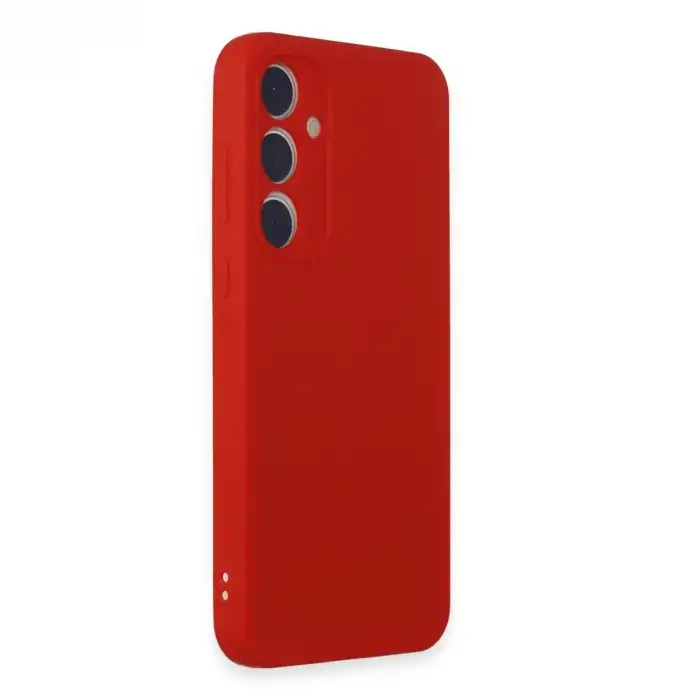 Samsung Galaxy A35 5g Kılıf First Silikon - Kırmızı