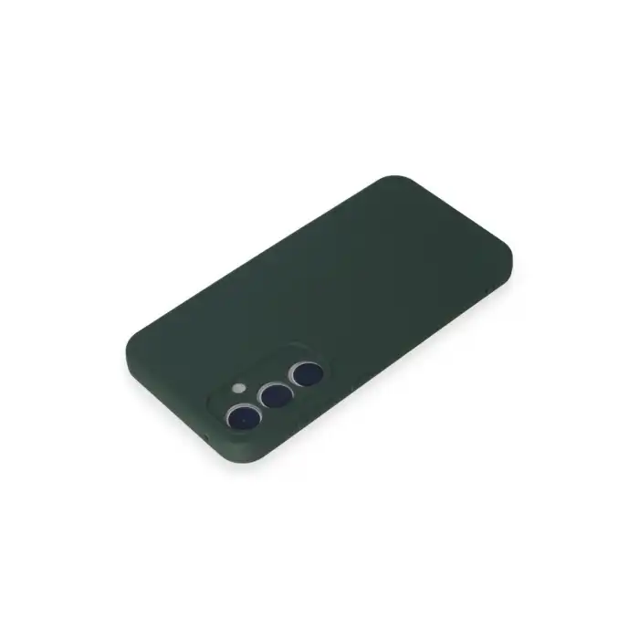 Samsung Galaxy A35 5g Kılıf First Silikon - Koyu Yeşil