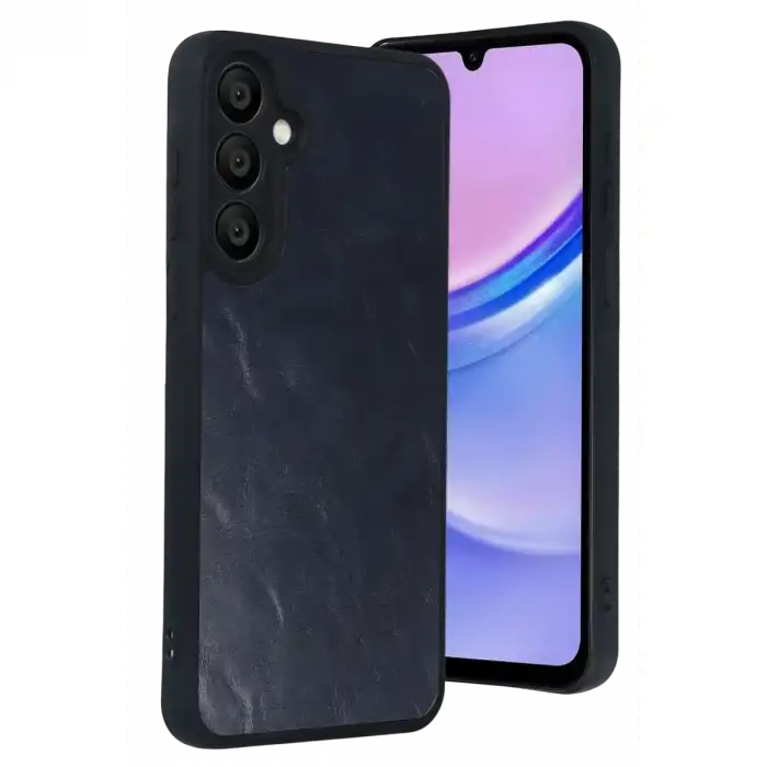 Samsung Galaxy A37 5g Aras Deri Kapak - Lacivert