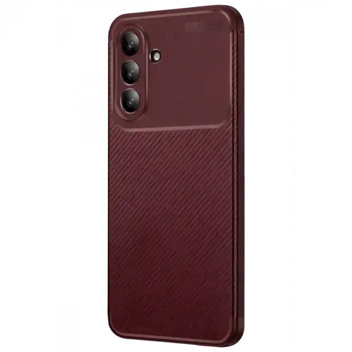 Samsung Galaxy A37 5g Auto Focus Karbon Kapak - Bordo