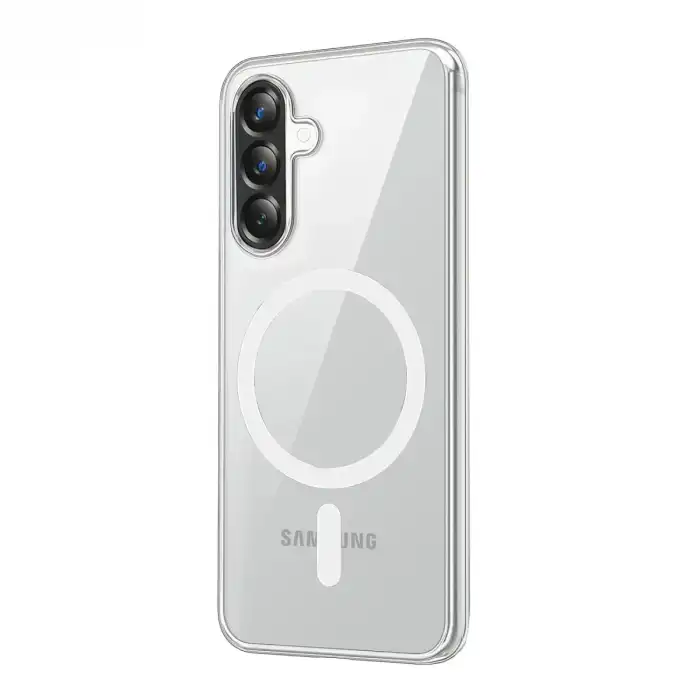 Samsung Galaxy A37 5g Combo Sert Şeffaf Magsafe Kapak - Şeffaf