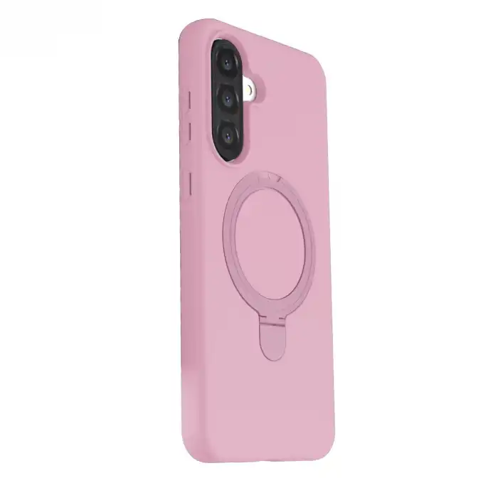Samsung Galaxy A37 5g Regal Magsafe Standlı Kapak - Açık Pembe
