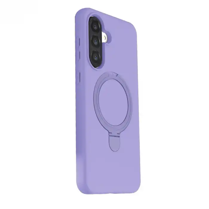 Samsung Galaxy A37 5g Regal Magsafe Standlı Kapak - Lila