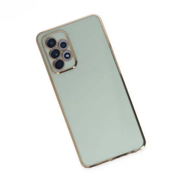 Samsung Galaxy A52 Kılıf Volet Silikon - Açık Yeşil