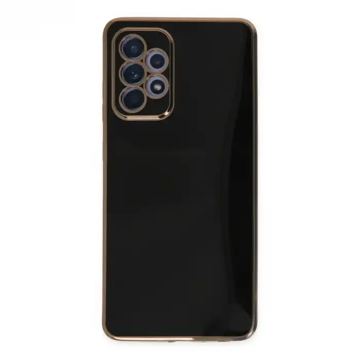 Samsung Galaxy A52 Kılıf Volet Silikon - Siyah