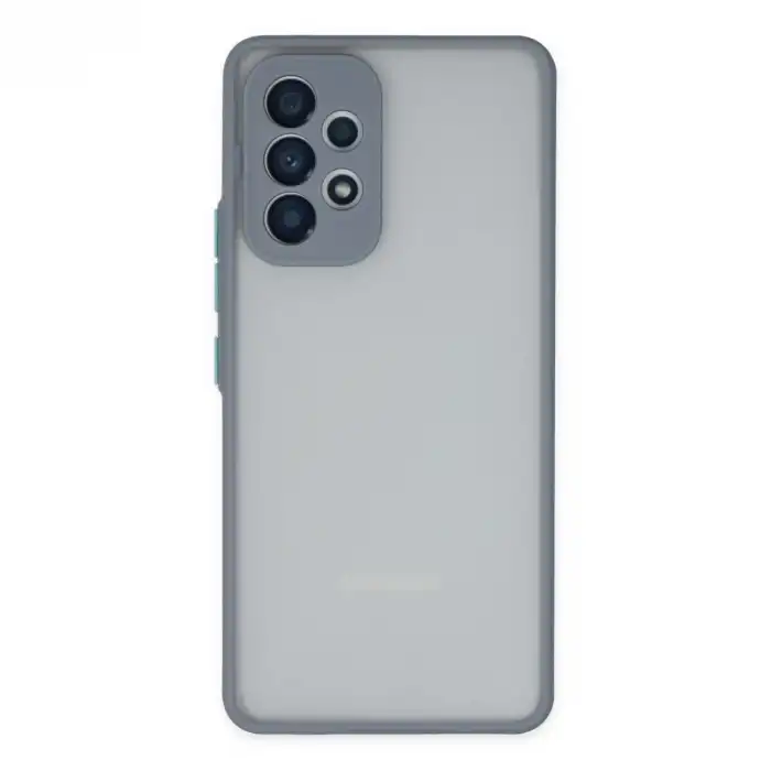 Samsung Galaxy A53 5g Kılıf Montreal Silikon Kapak - Gri