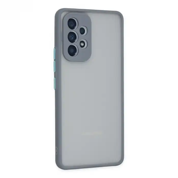 Samsung Galaxy A53 5g Kılıf Montreal Silikon Kapak - Gri