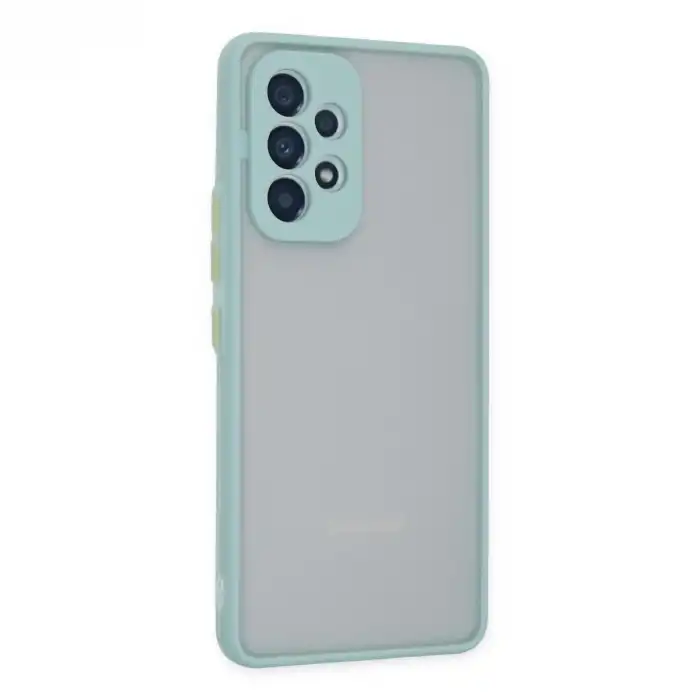 Samsung Galaxy A53 5g Kılıf Montreal Silikon Kapak - Turkuaz