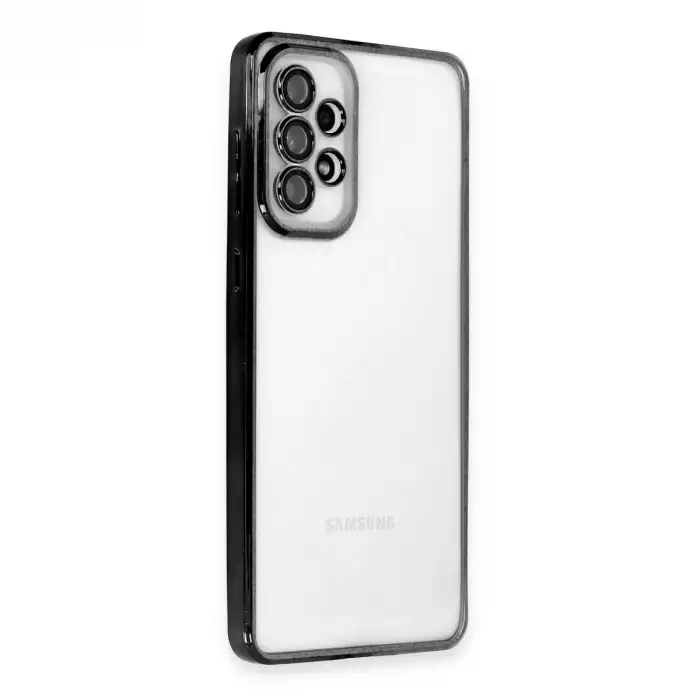 Samsung Galaxy A53 5g Kılıf Razer Lensli Silikon - Siyah