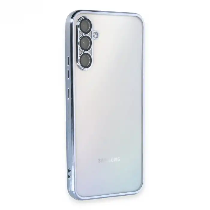 Samsung Galaxy A54 5g Kılıf Razer Lensli Silikon - Açık Mavi