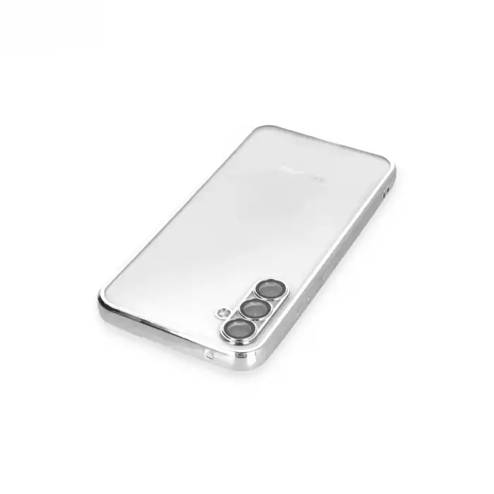 Samsung Galaxy A54 5g Kılıf Razer Lensli Silikon - Gümüş