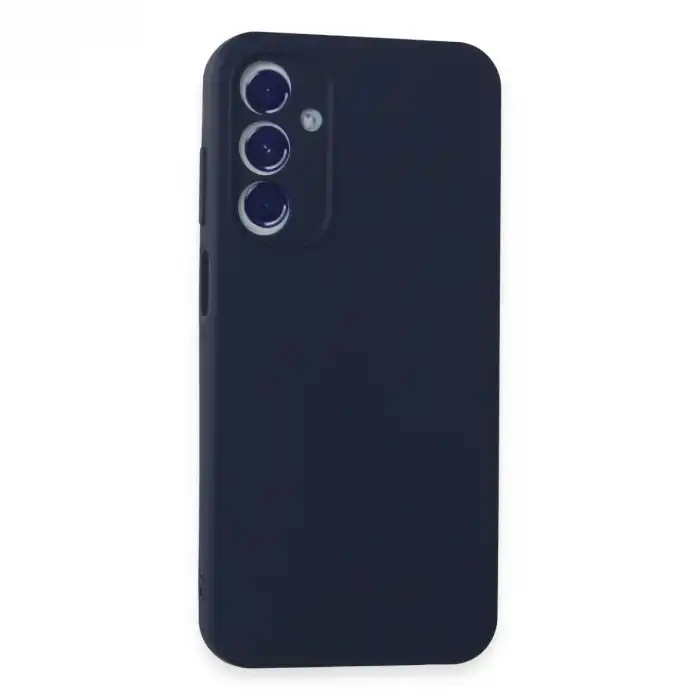 Samsung Galaxy A55 5g Kılıf First Silikon - Lacivert