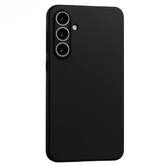 Samsung Galaxy A55 5g Kılıf First Silikon - Siyah