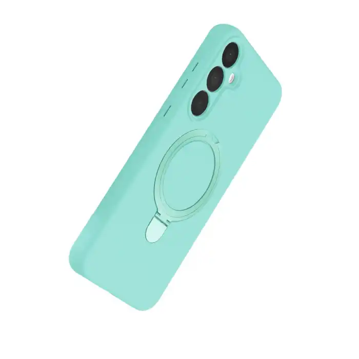 Samsung Galaxy A55 5g Regal Magsafe Standlı Kapak - Su Yeşili