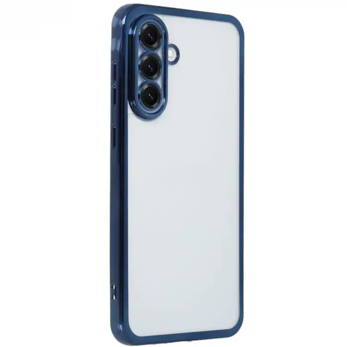 Samsung Galaxy A56 Kılıf Razer Lensli Silikon - Lacivert