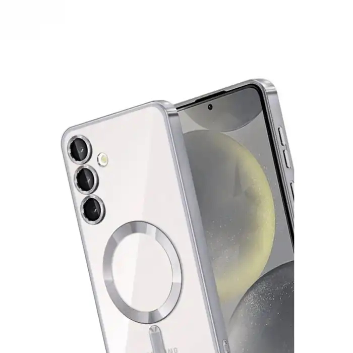Samsung Galaxy A56 Kross Magneticsafe Kapak - Gümüş