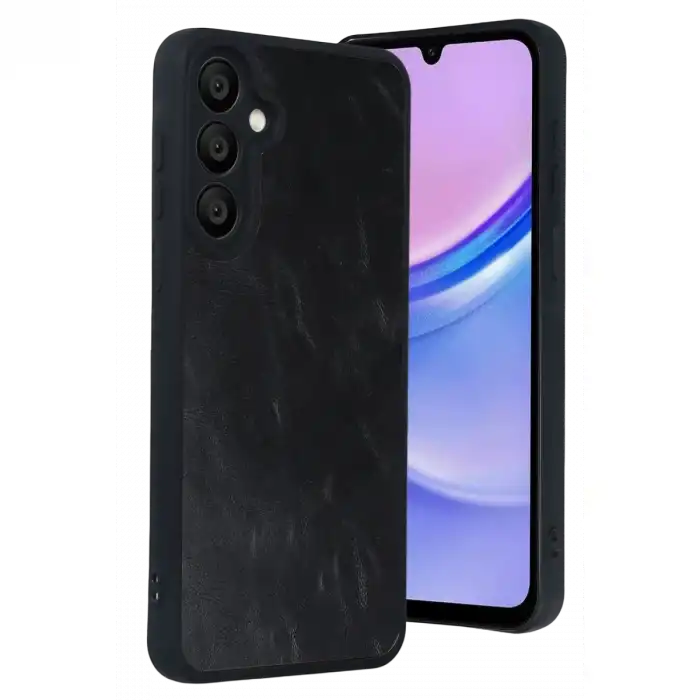Samsung Galaxy A57 5g Aras Deri Kapak - Siyah