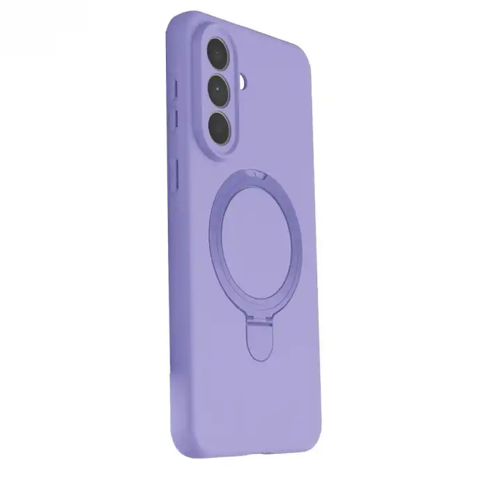 Samsung Galaxy A57 5g Regal Magsafe Standlı Kapak - Lila