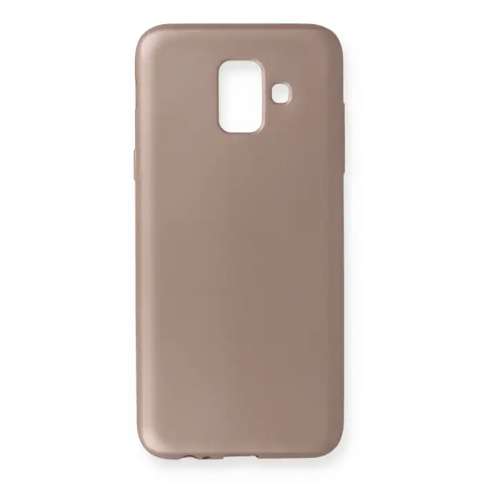 Samsung Galaxy A6 2018 Kılıf First Silikon - Rose Gold