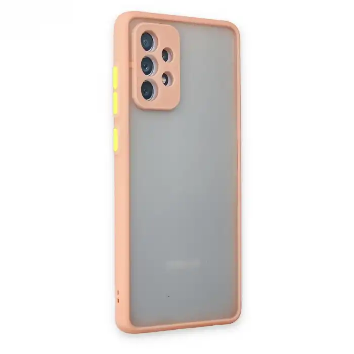 Samsung Galaxy A72 Kılıf Montreal Silikon Kapak - Pembe