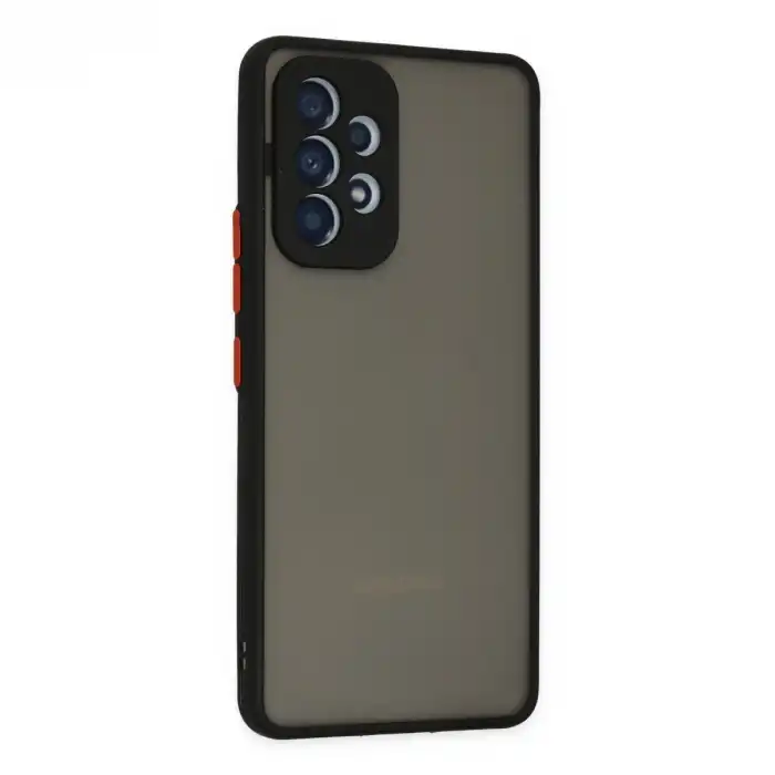 Samsung Galaxy A73 5g Kılıf Montreal Silikon Kapak - Siyah