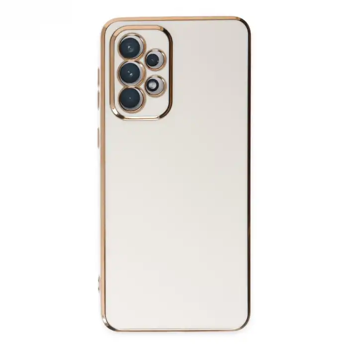 Samsung Galaxy A73 5g Kılıf Volet Silikon - Beyaz