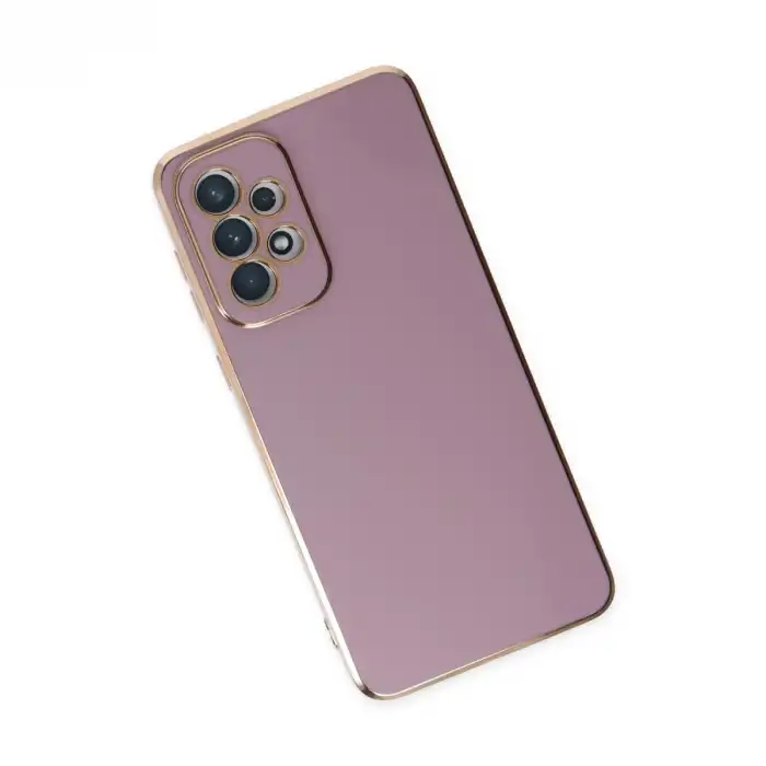 Samsung Galaxy A73 5g Kılıf Volet Silikon - Mor