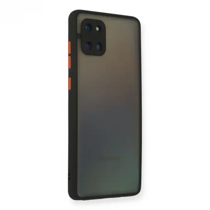 Samsung Galaxy A81 / Note 10 Lite Kılıf Montreal Silikon Kapak - Siyah