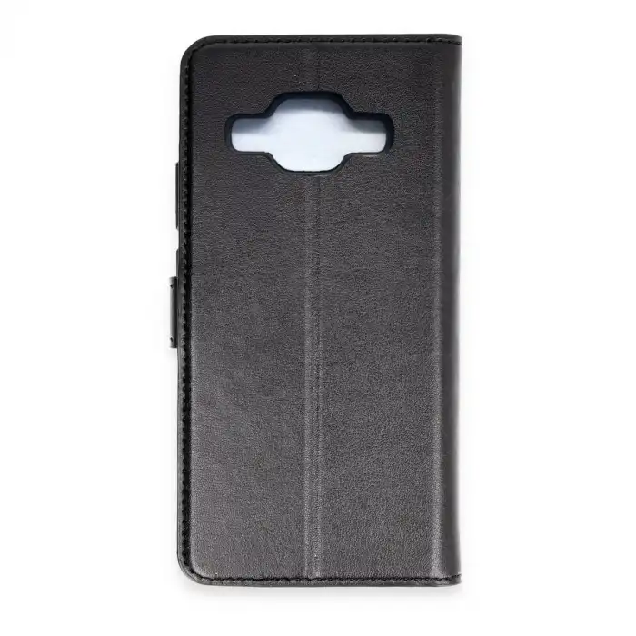 Samsung Galaxy J5 Trend S Plus Kapaklı Kılıf - Siyah