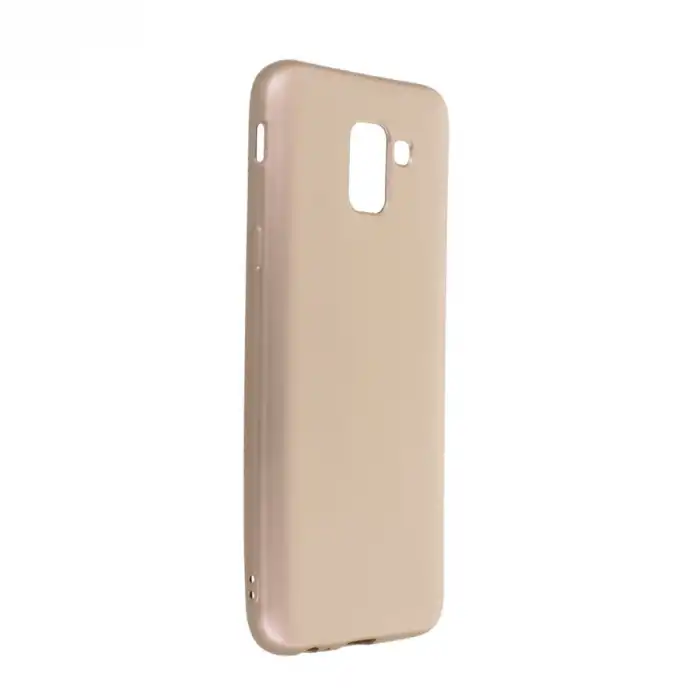 Samsung Galaxy J6 Kılıf First Silikon - Gold