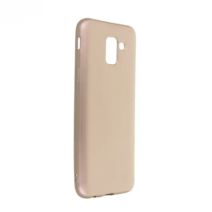 Samsung Galaxy J6 Kılıf First Silikon - Gold