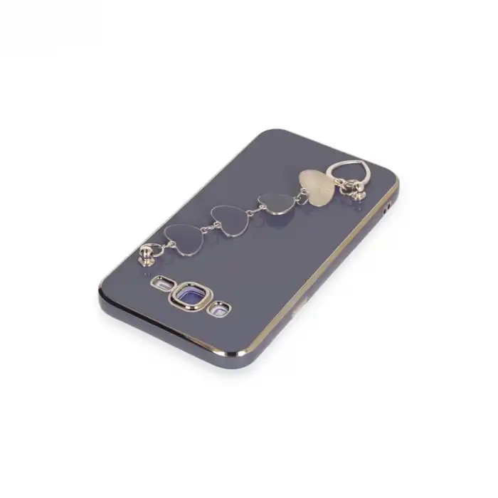 Samsung Galaxy J7 Kılıf Esila Silikon - Gri