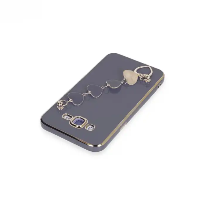 Samsung Galaxy J7 Kılıf Esila Silikon - Gri