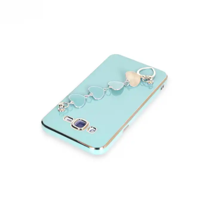 Samsung Galaxy J7 Kılıf Esila Silikon - Su Yeşili