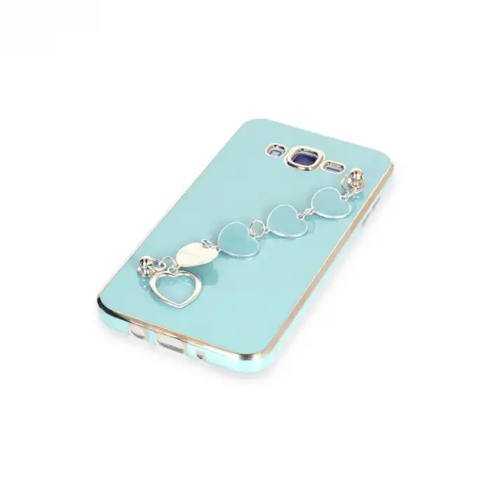 Samsung Galaxy J7 Kılıf Esila Silikon - Su Yeşili