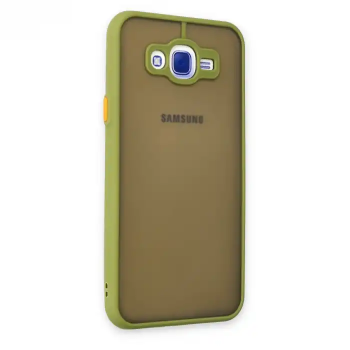 Samsung Galaxy J7 Kılıf Montreal Silikon Kapak - Açık Yeşil