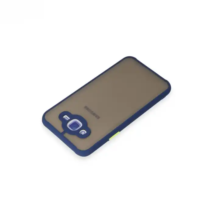 Samsung Galaxy J7 Kılıf Montreal Silikon Kapak - Lacivert