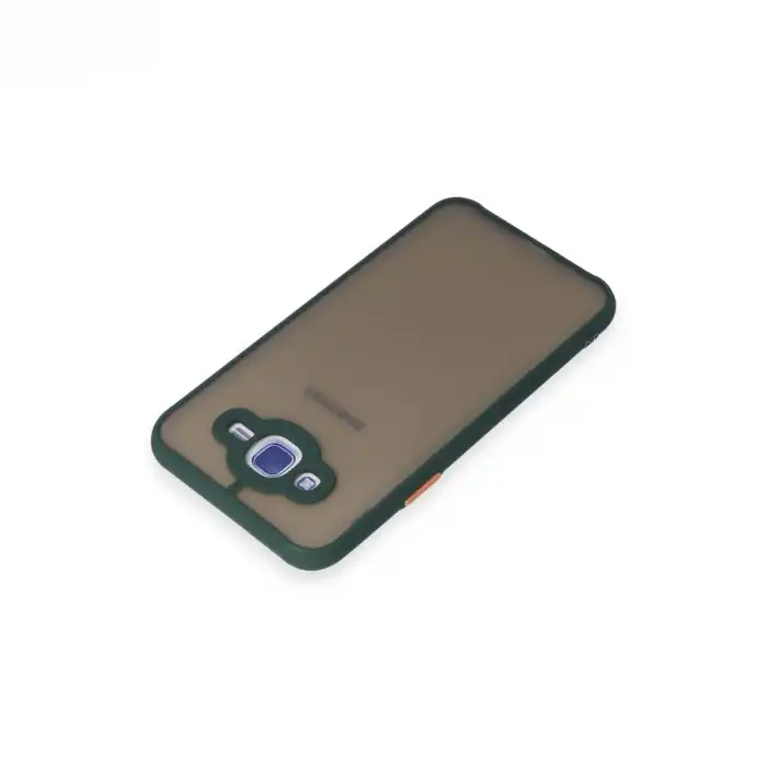 Samsung Galaxy J7 Kılıf Montreal Silikon Kapak - Yeşil