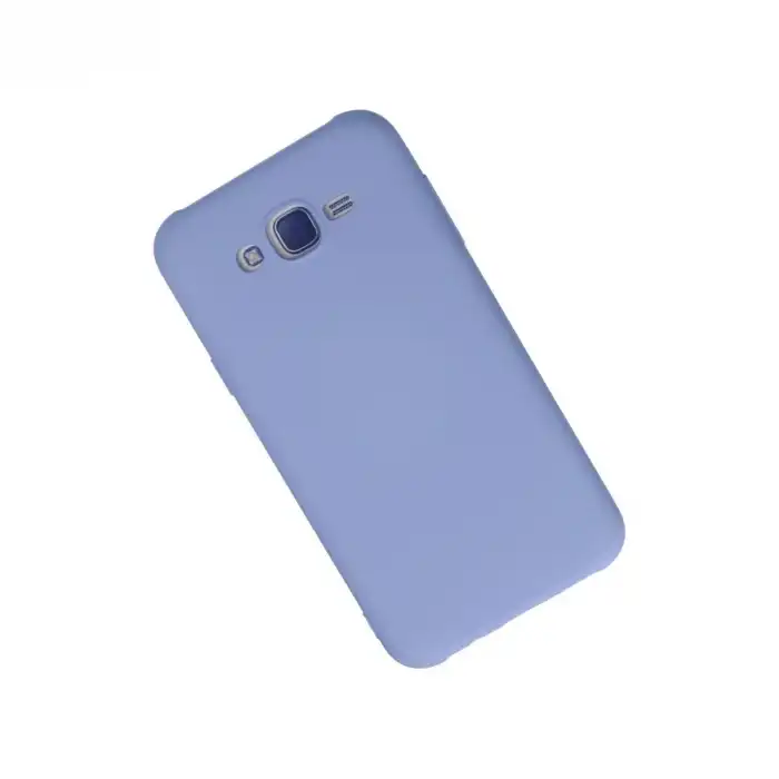 Samsung Galaxy J7 Kılıf Nano İçi Kadife Silikon - Lila