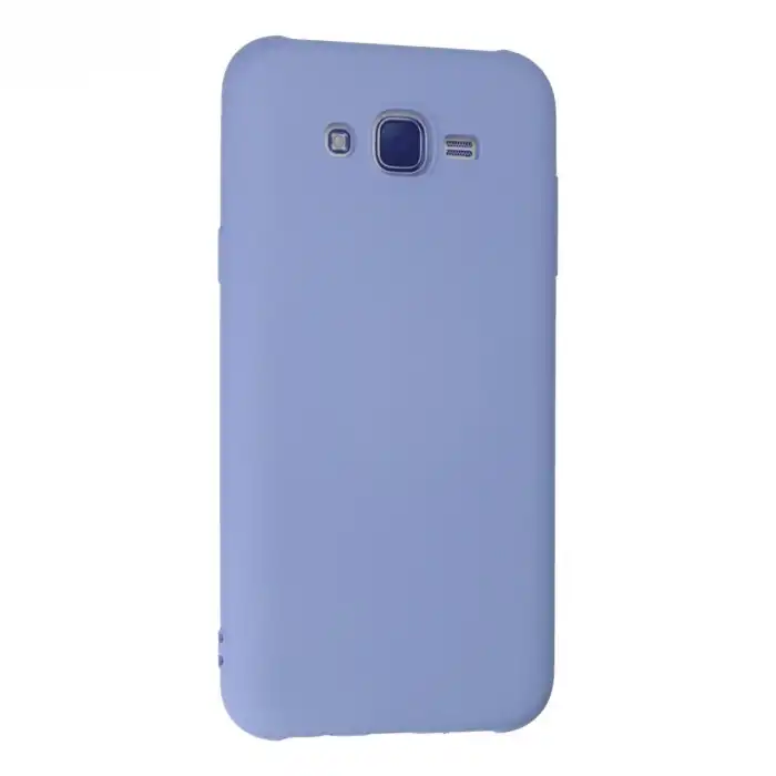 Samsung Galaxy J7 Kılıf Nano İçi Kadife Silikon - Lila