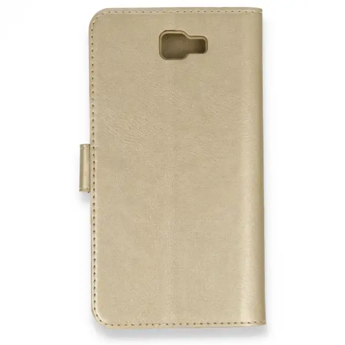 Samsung Galaxy J7 Prime Kılıf Trend S Plus Kapaklı Kılıf - Gold