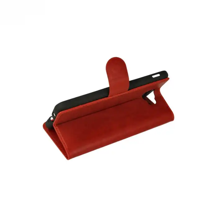 Samsung Galaxy J7 Prime Kılıf Trend S Plus Kapaklı Kılıf - Kırmızı