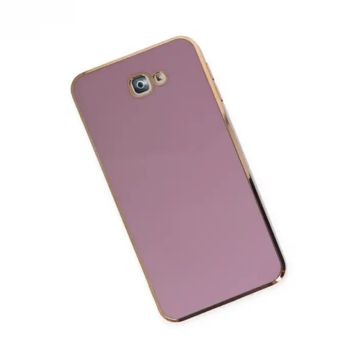 Samsung Galaxy J7 Prime Kılıf Volet Silikon - Mor