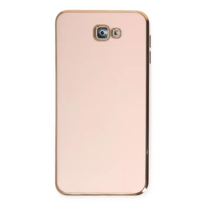 Samsung Galaxy J7 Prime Kılıf Volet Silikon - Pembe