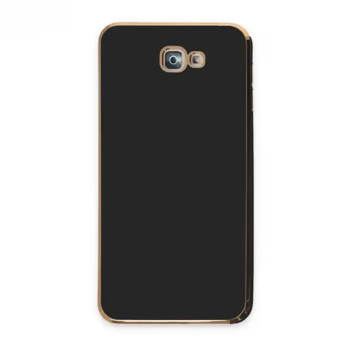 Samsung Galaxy J7 Prime Kılıf Volet Silikon - Siyah