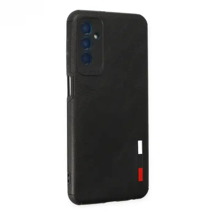 Samsung Galaxy M13 Kılıf Loop Deri Silikon - Siyah
